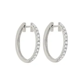 14KT WHITE GOLD DIAMOND (1CTW) EARRING