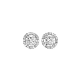 14KT WHITE GOLD DIAMOND (3/4CTW) EARRING