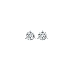 18KT WHITE GOLD DIAMOND (1/20 CTW) EARRING