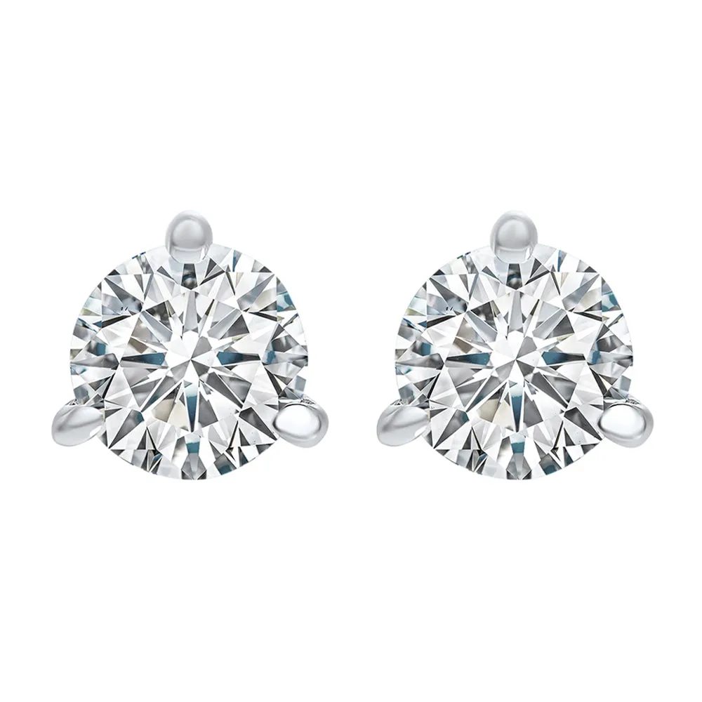 18KT WHITE GOLD DIAMOND (2CTW) EARRING