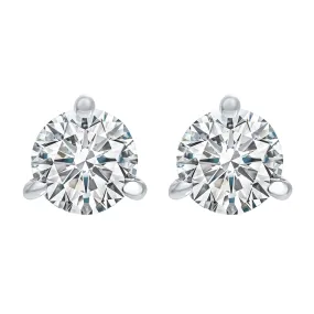 18KT WHITE GOLD DIAMOND (2CTW) EARRING