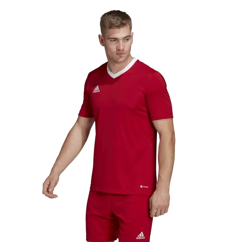 Adidas Adult Entrada 22 Jersey (Red/White)