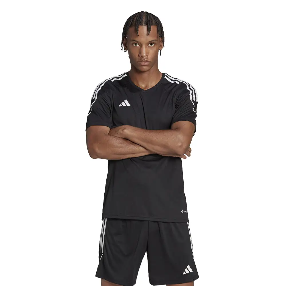 Adidas Adult Tiro 23 League Jersey (Black/White)