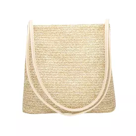 As Planned Straw Beach Bag