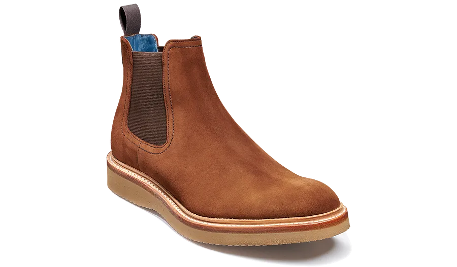 Barker Fred Chelsea Boot  - Old Snuff Suede