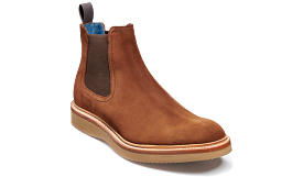 Barker Fred Chelsea Boot  - Old Snuff Suede