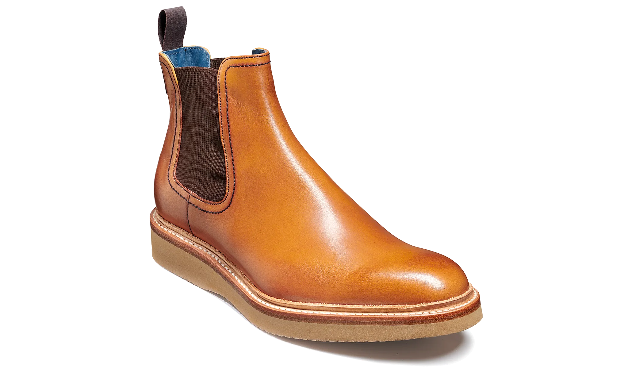 Barker Fred Chelsea Boot  - Rosewood Hand Painted