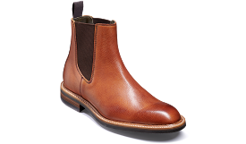 Barker Harrowick Chelsea  Boot-  Rosewood Grain