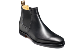 Barker Hawkin Chelsea Boot  -  Black Calf