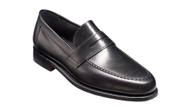 Barker Jevington Loafer Shoes - Black Calf - Ready To Deliver