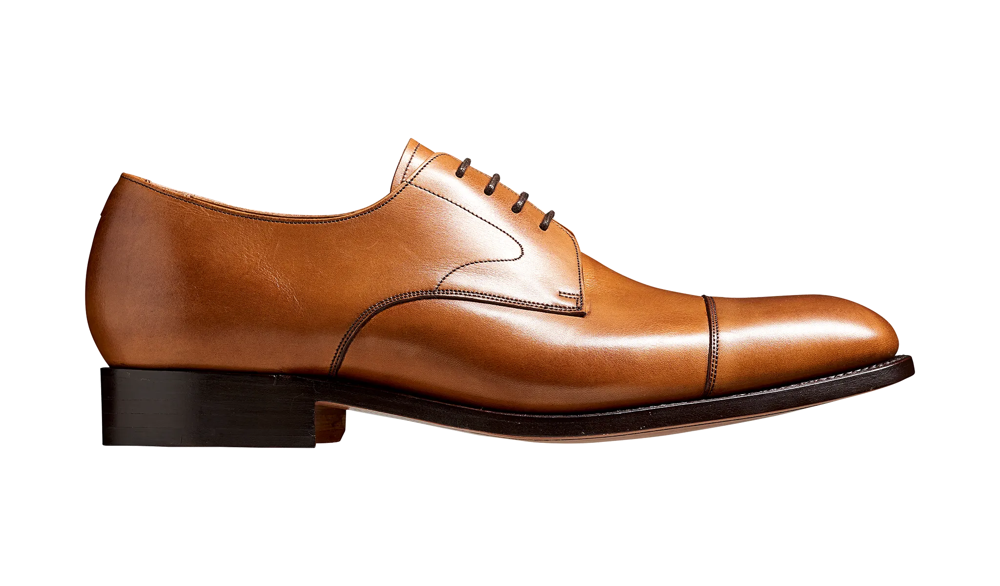 Barker Morden Classic toe- cap Derby Shoe  - Conker Calf