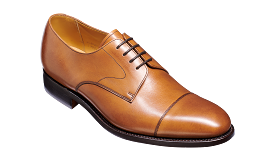 Barker Morden Classic toe- cap Derby Shoe  - Conker Calf