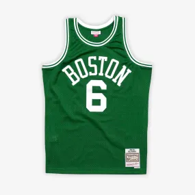 Bill Russell Boston Celtics 62-63 HWC Swingman Jersey - Green