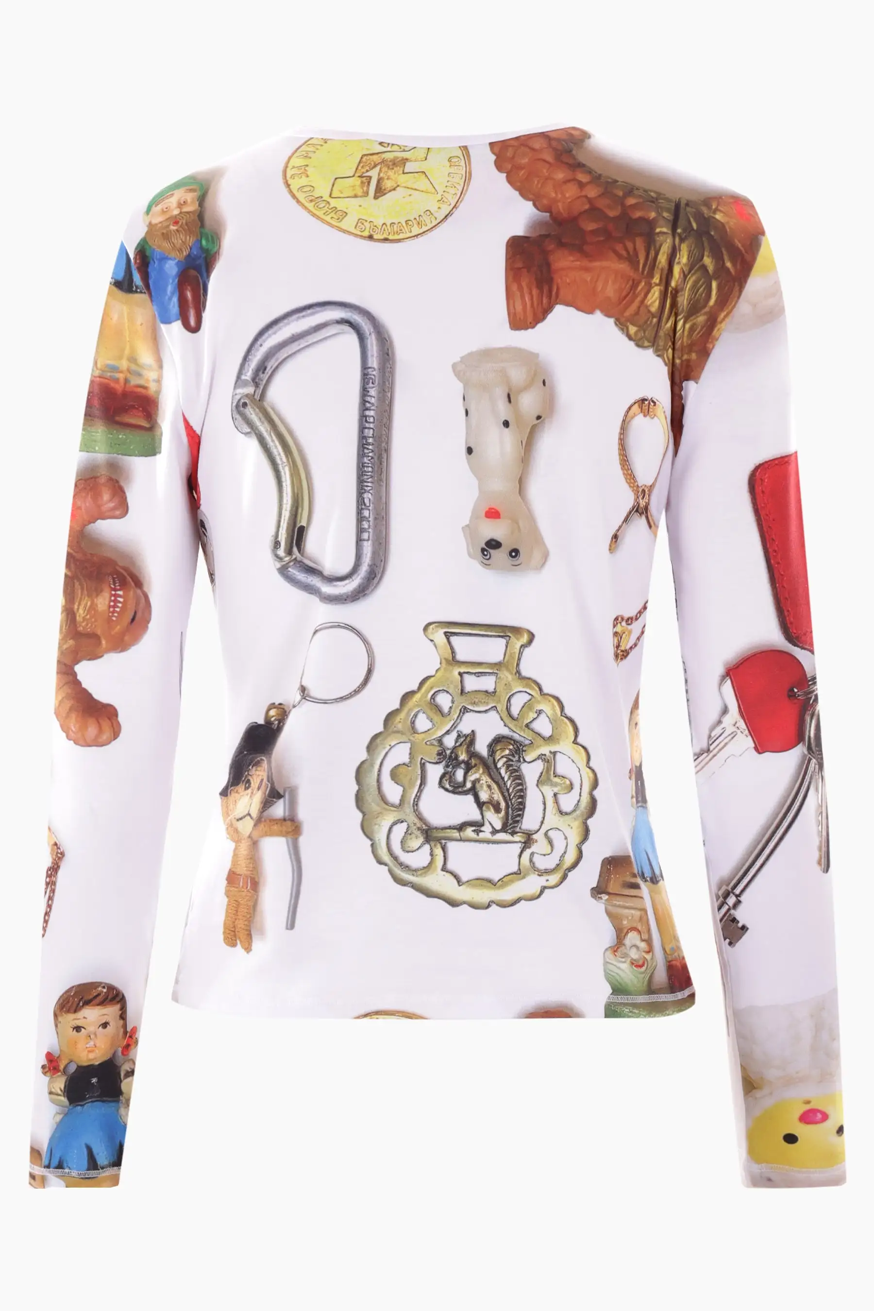 Bits and Bobs printed jersey top