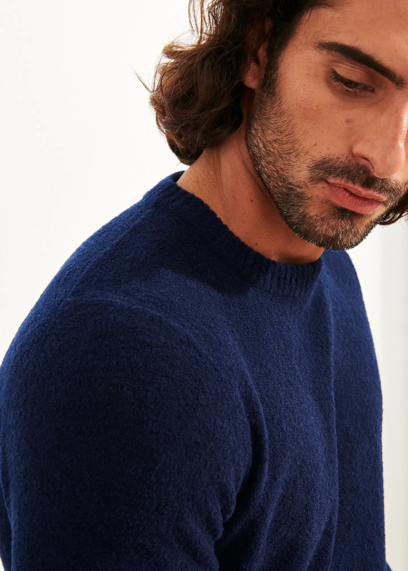 BOUCLE MERINO CREWNECK