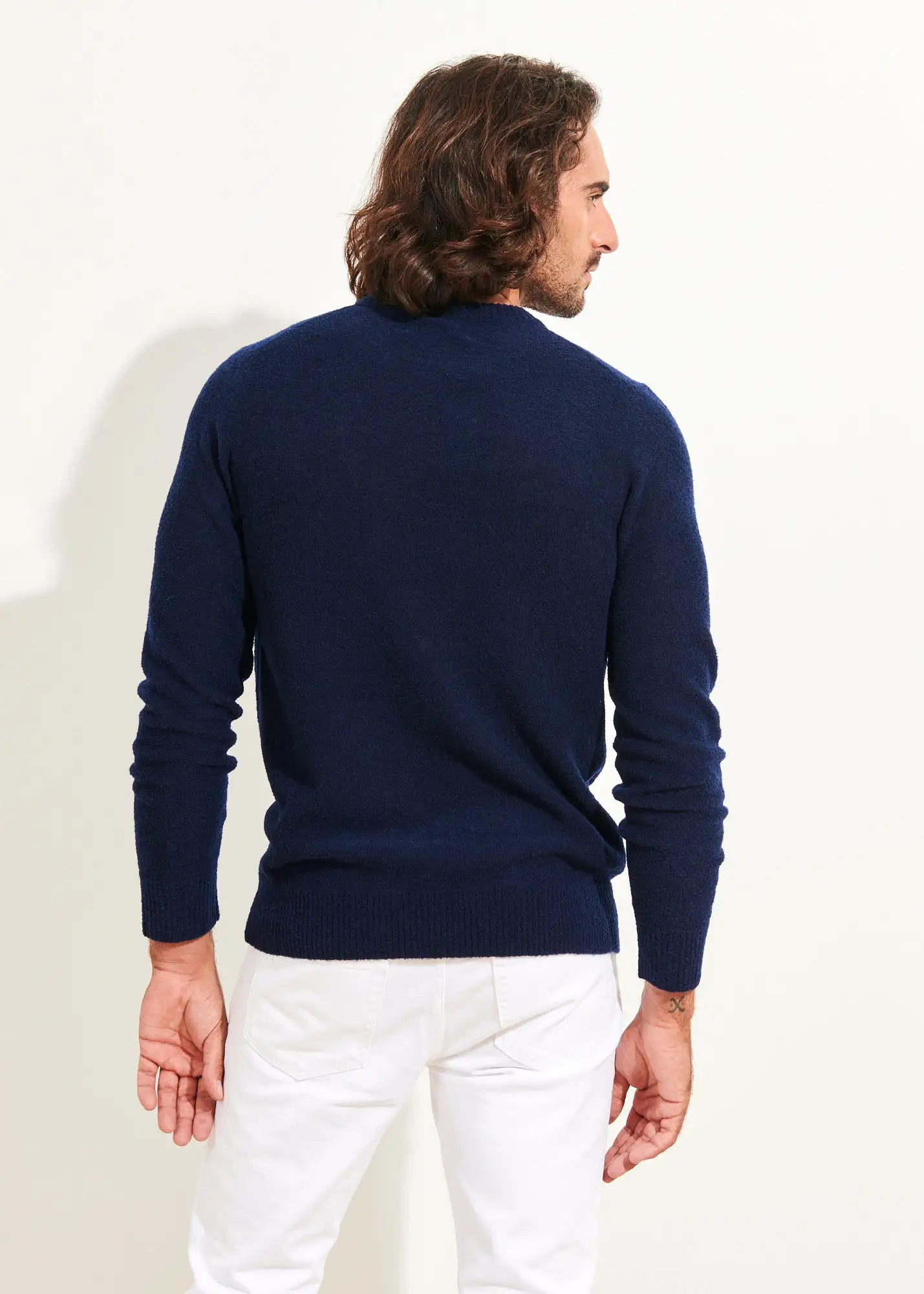 BOUCLE MERINO CREWNECK