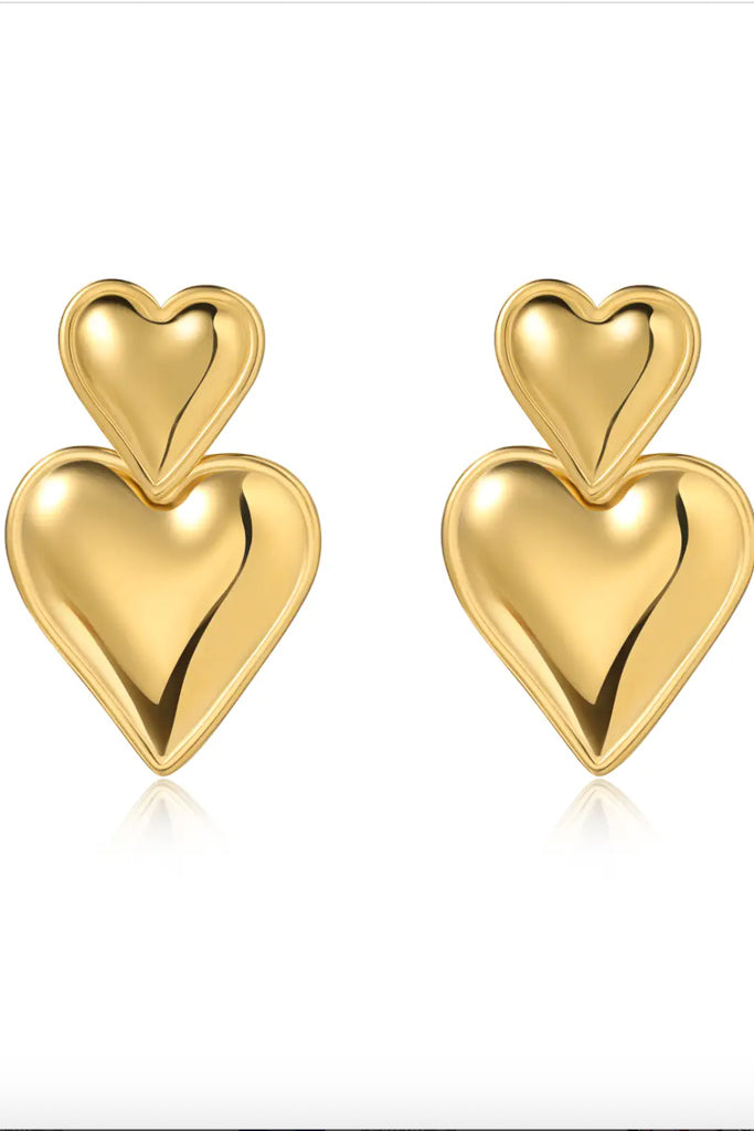 Brynn Heart Earring