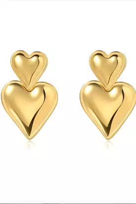 Brynn Heart Earring