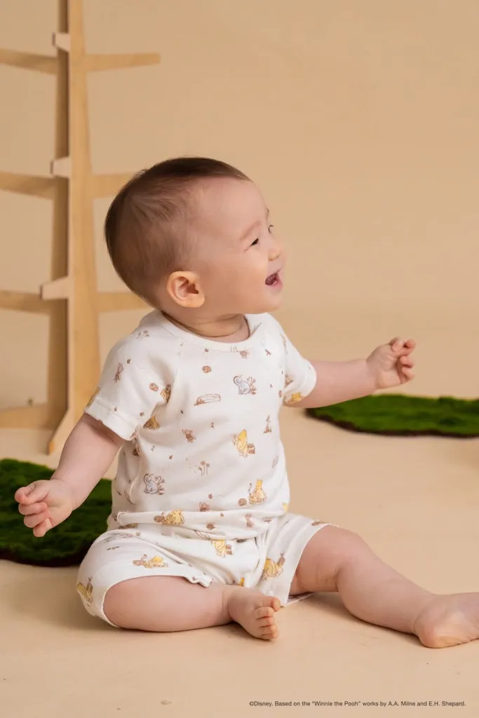 Caleb Romper - Dandelion Pooh