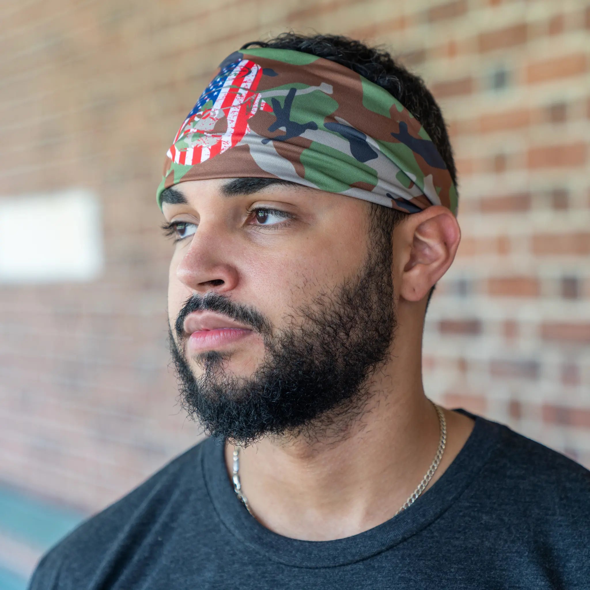 Camo Patriot Kong Headband