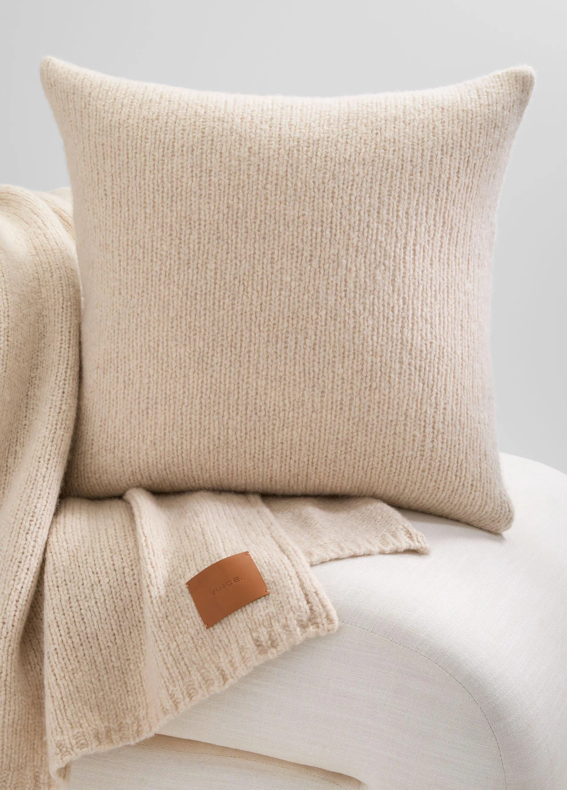 Cashmere-Silk Jersey Pillow