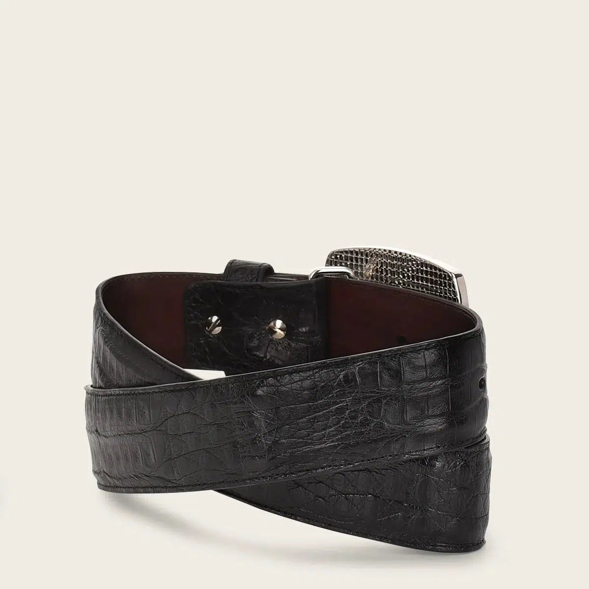 CV499FC - Cuadra black western fashion fuscus belt for men