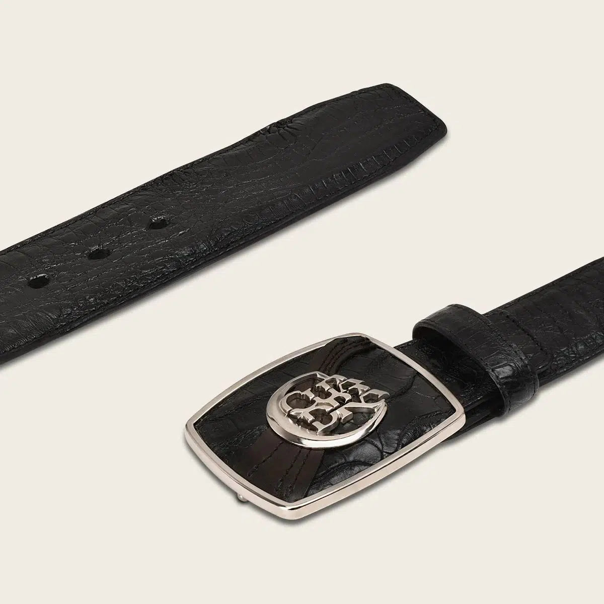 CV499FC - Cuadra black western fashion fuscus belt for men