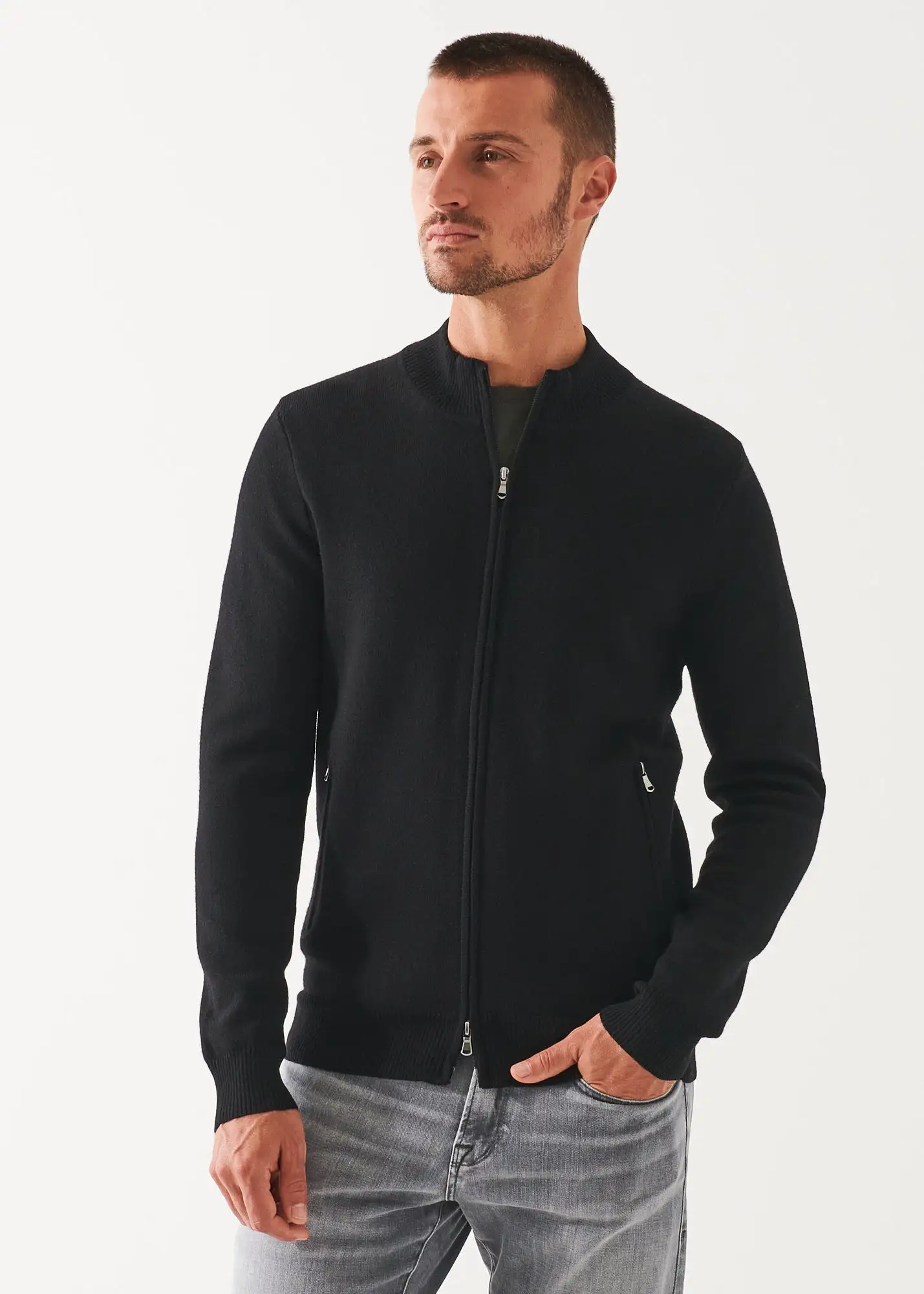 DOUBLE-FACE FULL ZIP