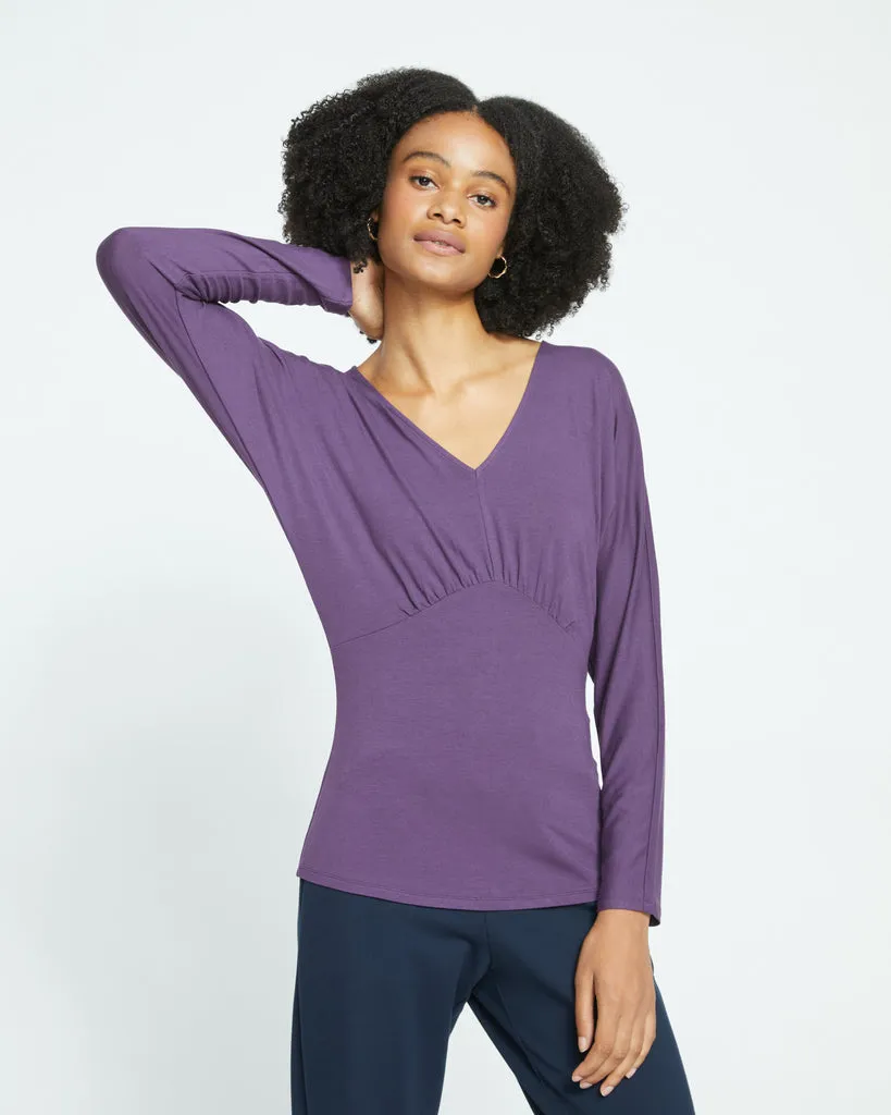 Elea Liquid Jersey Top - Potion Purple