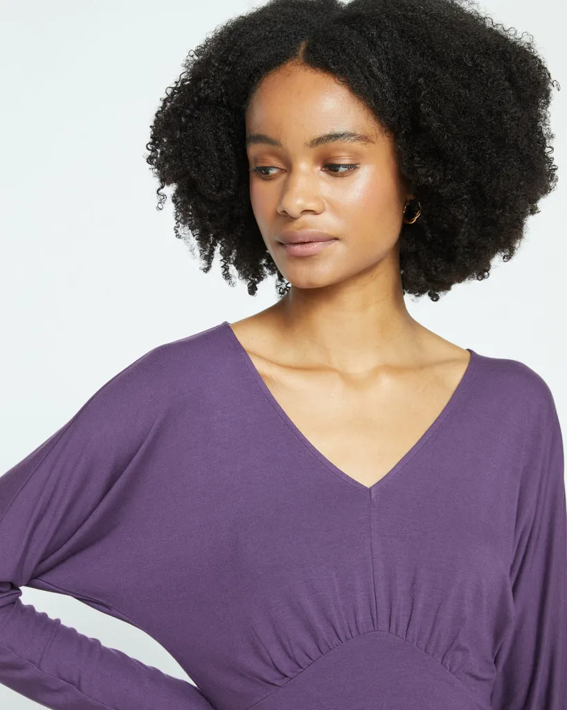 Elea Liquid Jersey Top - Potion Purple