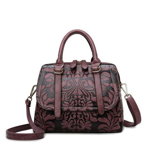 Embossed Leather Handbags