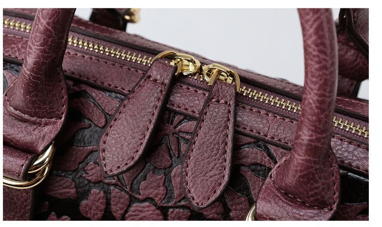 Embossed Leather Handbags