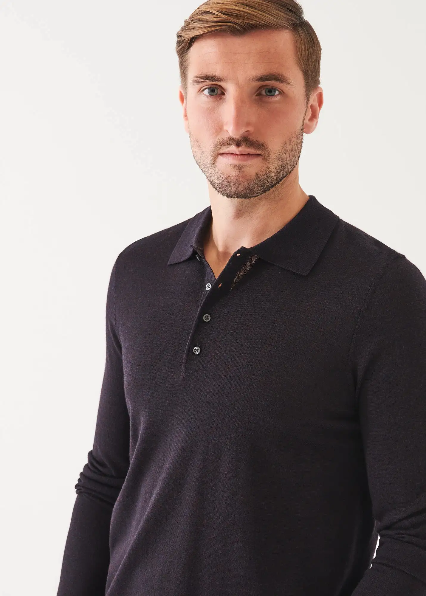 EXTRA-FINE MERINO BUTTON POLO