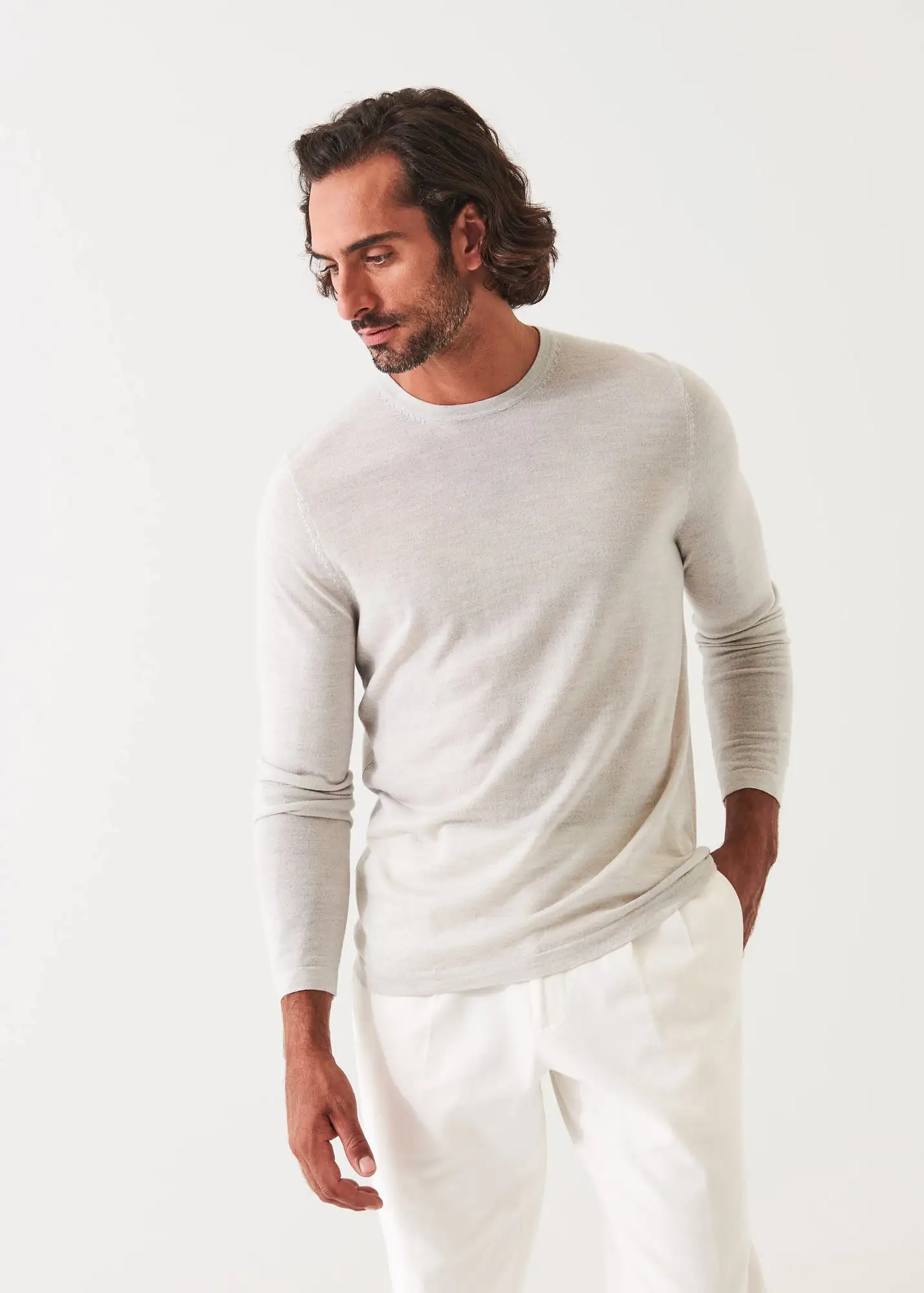 EXTRA-FINE MERINO CREWNECK