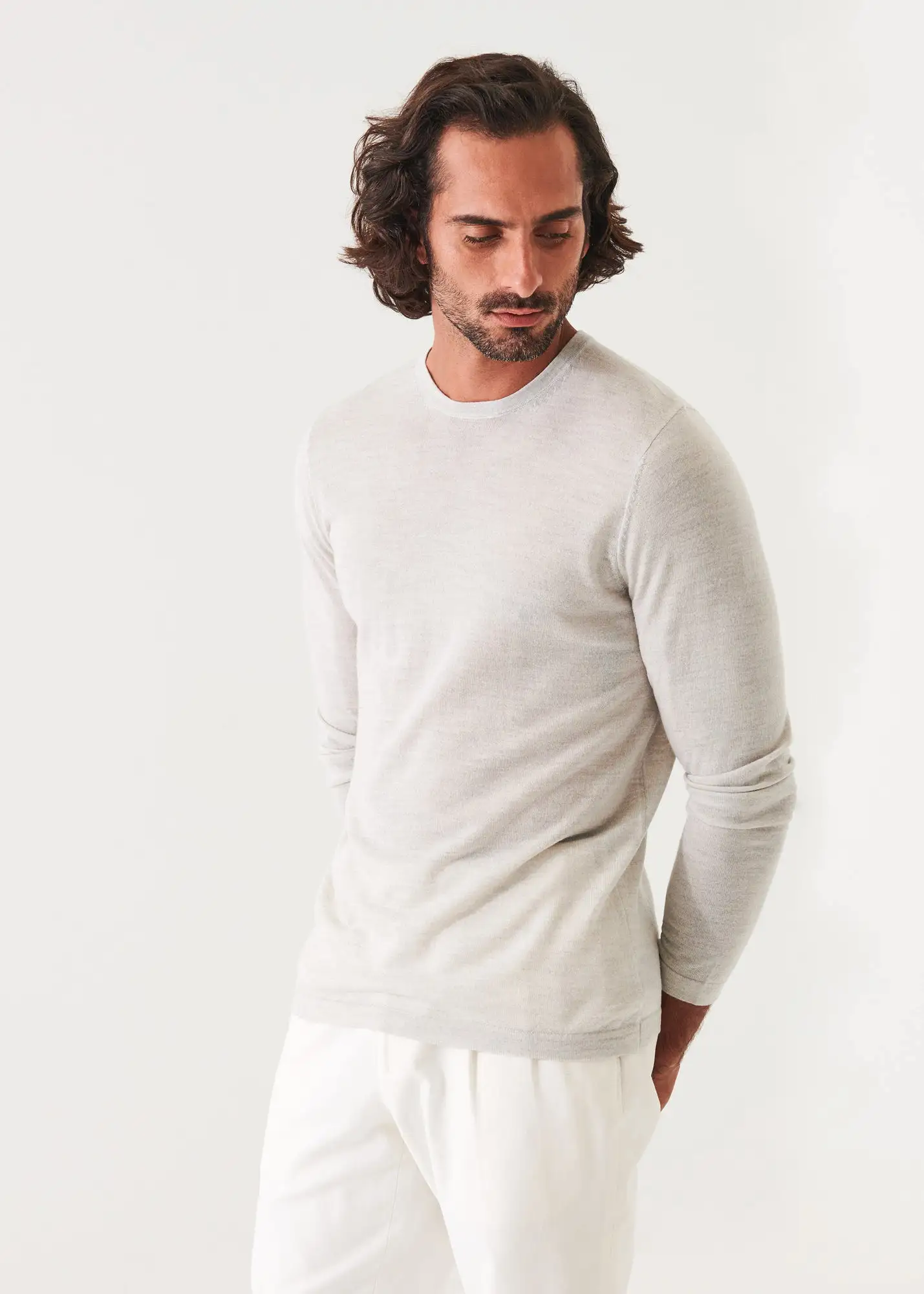 EXTRA-FINE MERINO CREWNECK