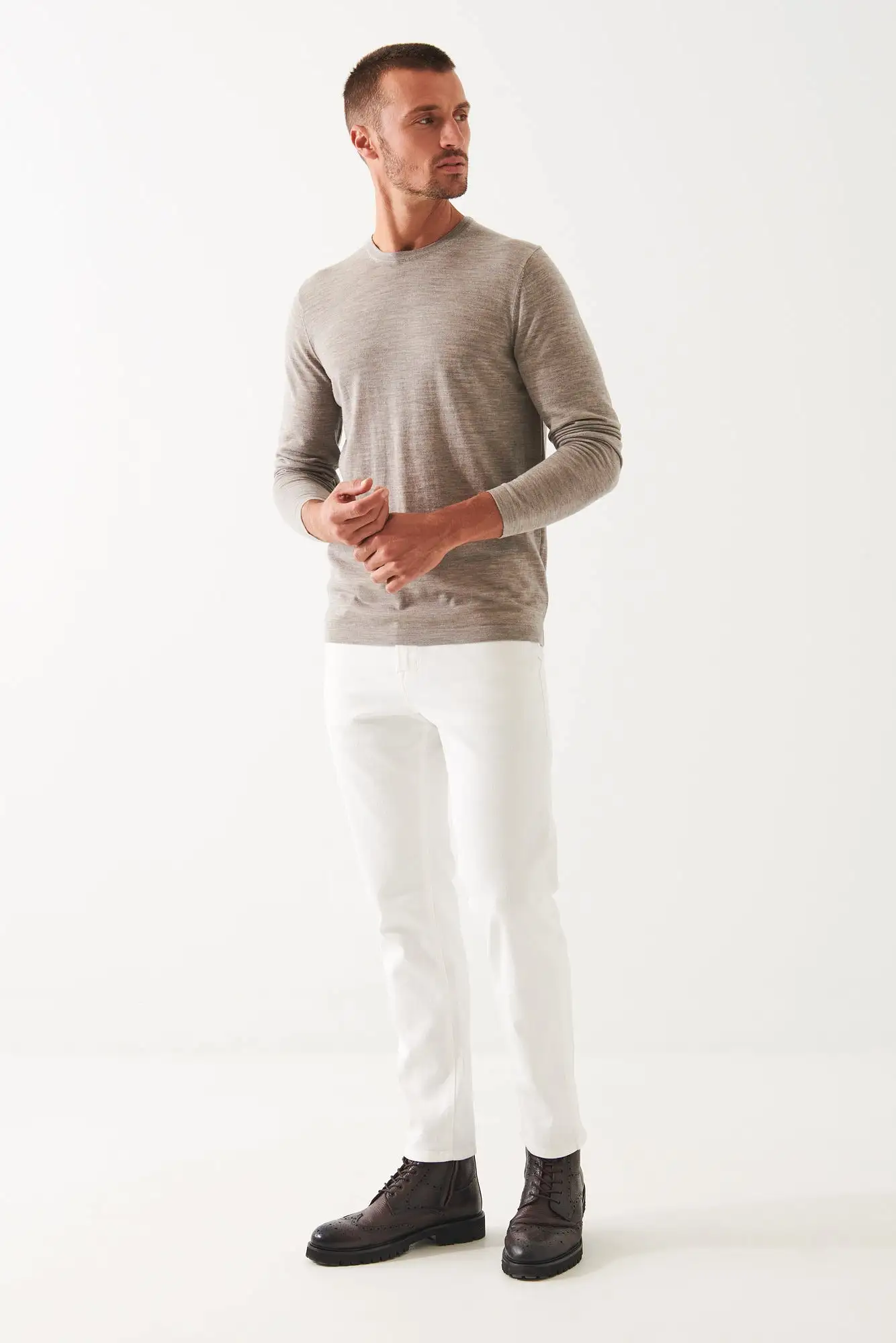 EXTRA-FINE MERINO CREWNECK