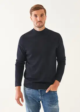 EXTRA-FINE MERINO MOCK NECK