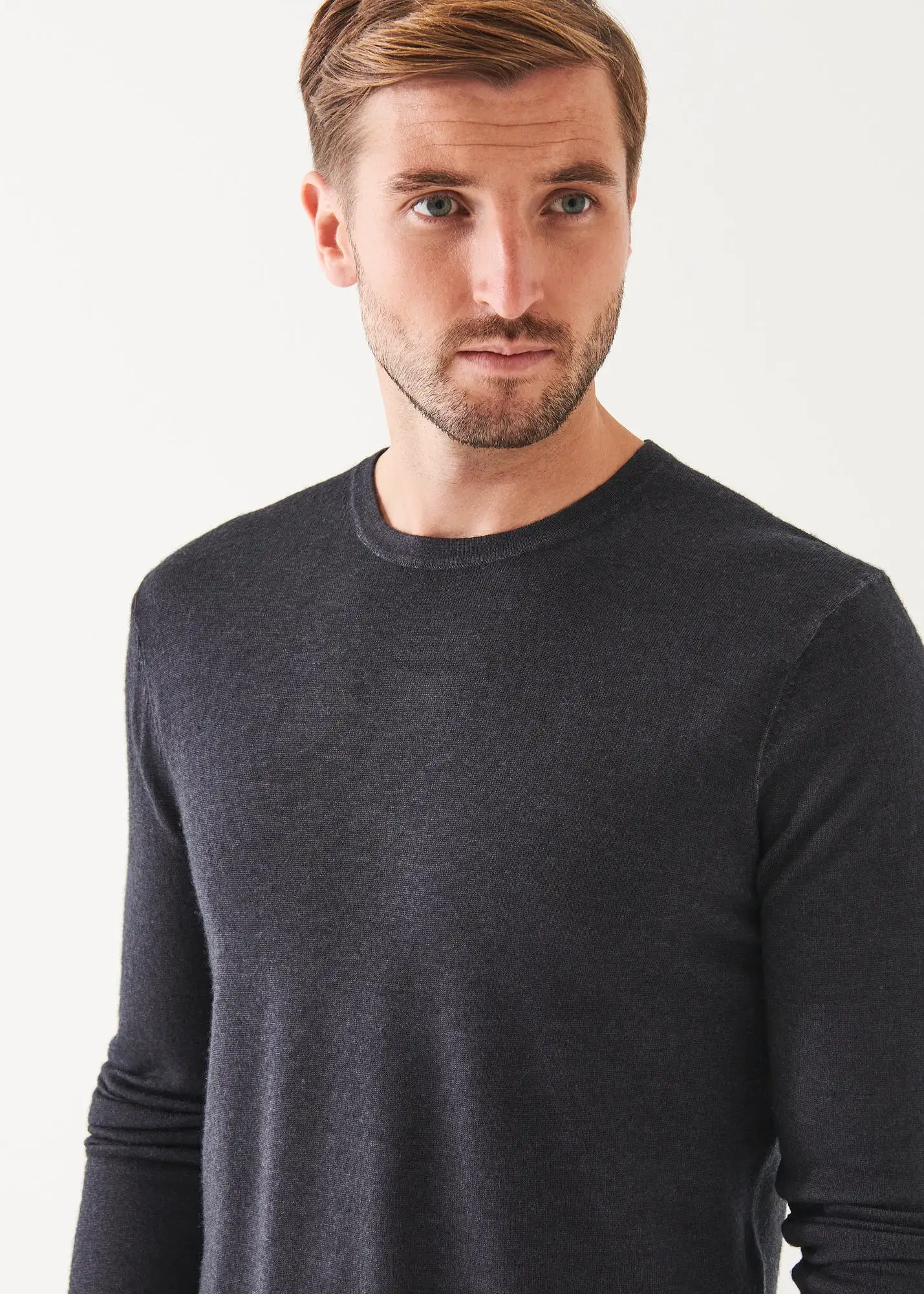 EXTRA-FINE MERINO VINTAGE WASH CREWNECK