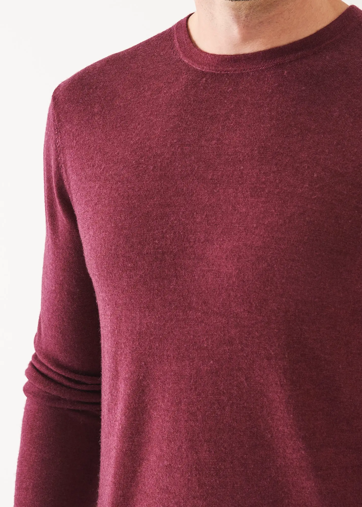 EXTRA-FINE MERINO VINTAGE WASH CREWNECK