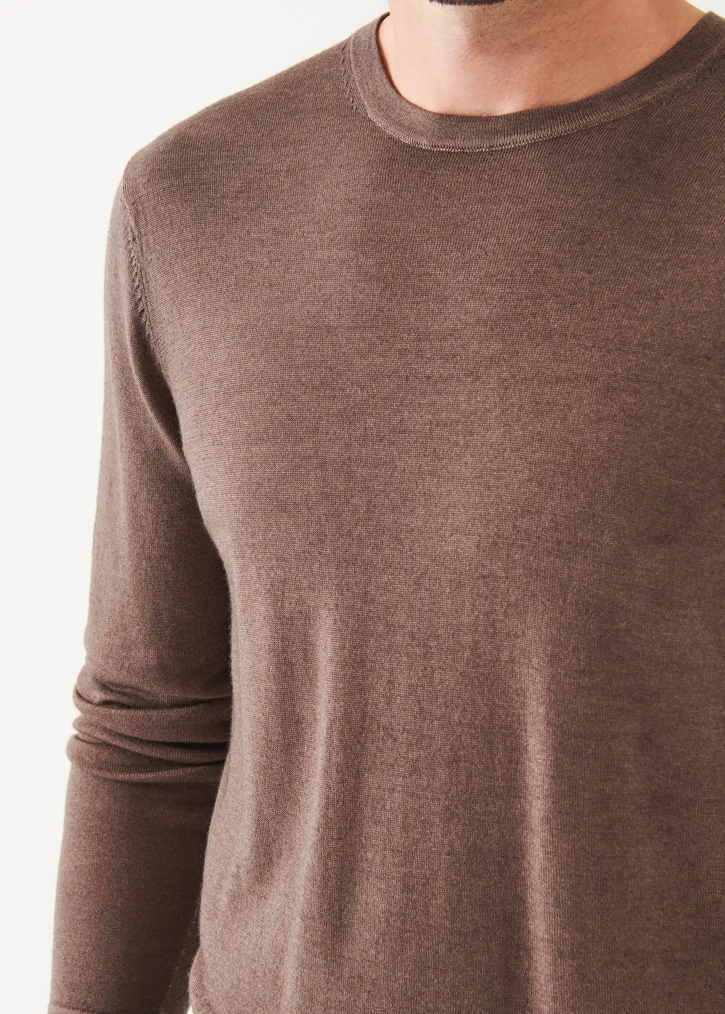 EXTRA-FINE MERINO VINTAGE WASH CREWNECK