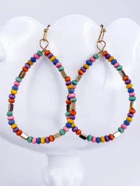 Fall Festival Teardrop Earring