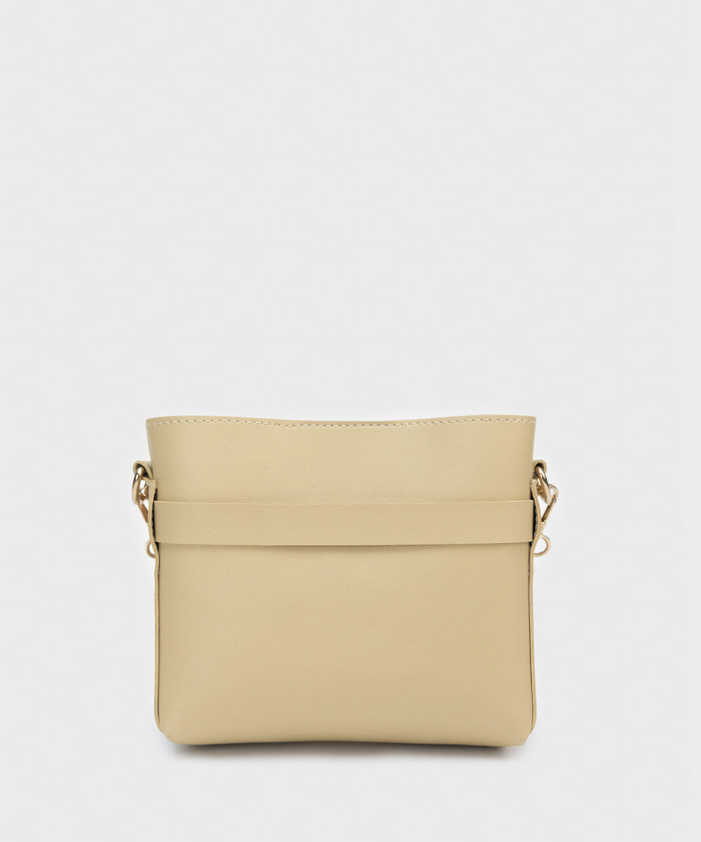 Faux Leather Crossbody Bag