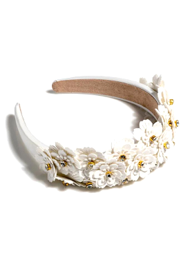 Flower Headband - Ivory