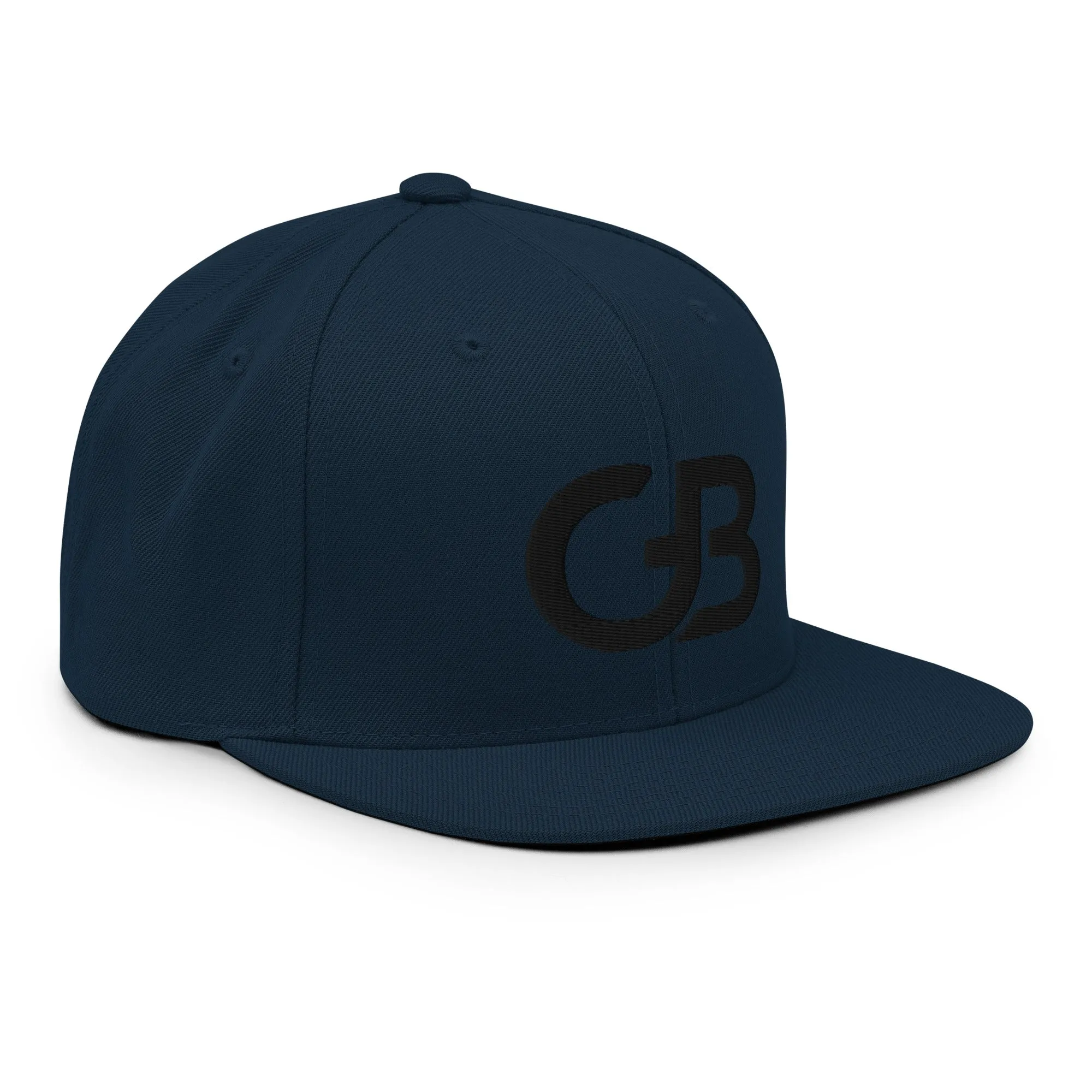 Gerald Black Snapback Flat Brim Baseball Hat for Men and Women