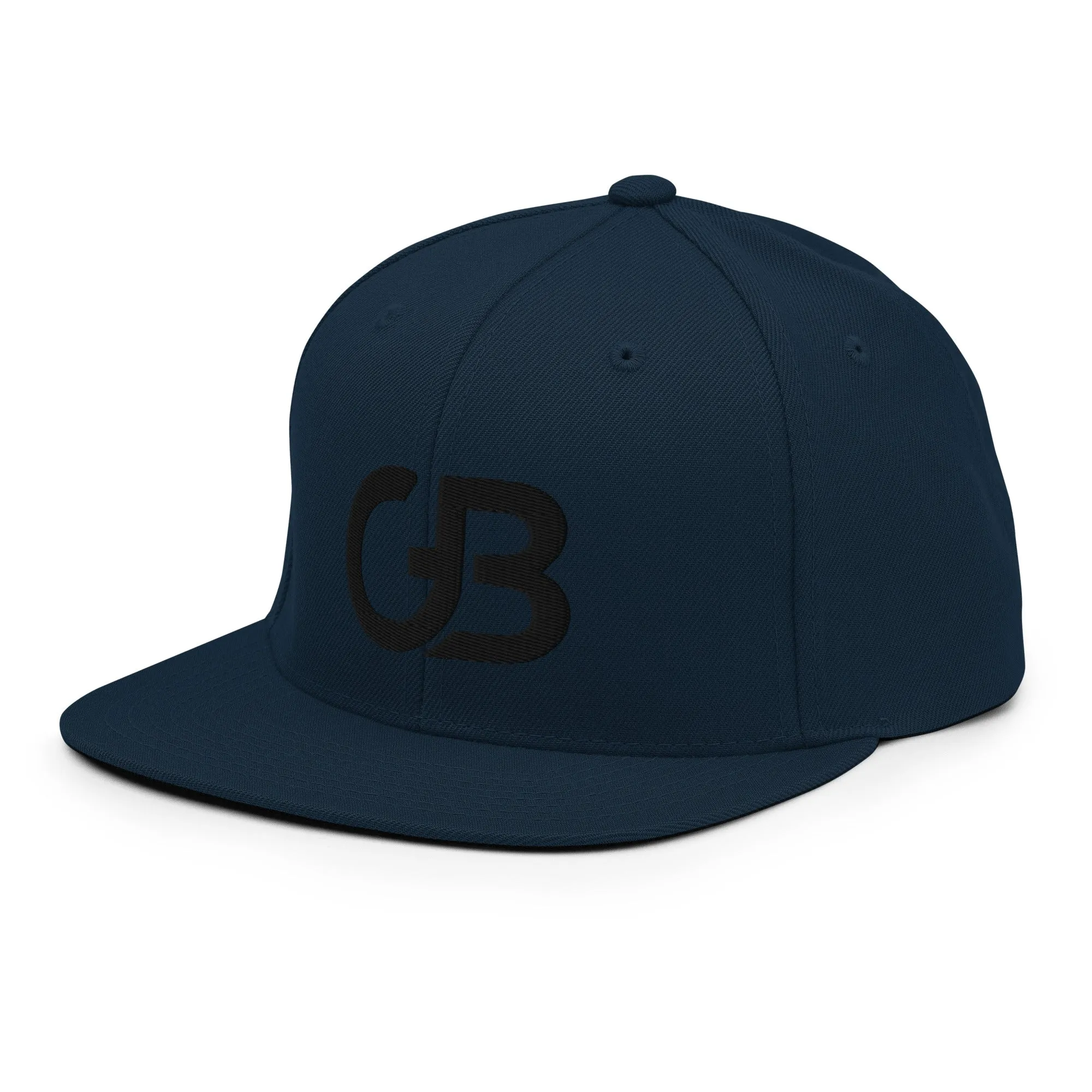 Gerald Black Snapback Flat Brim Baseball Hat for Men and Women