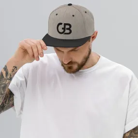 Gerald Black Snapback Flat Brim Baseball Hat for Men and Women