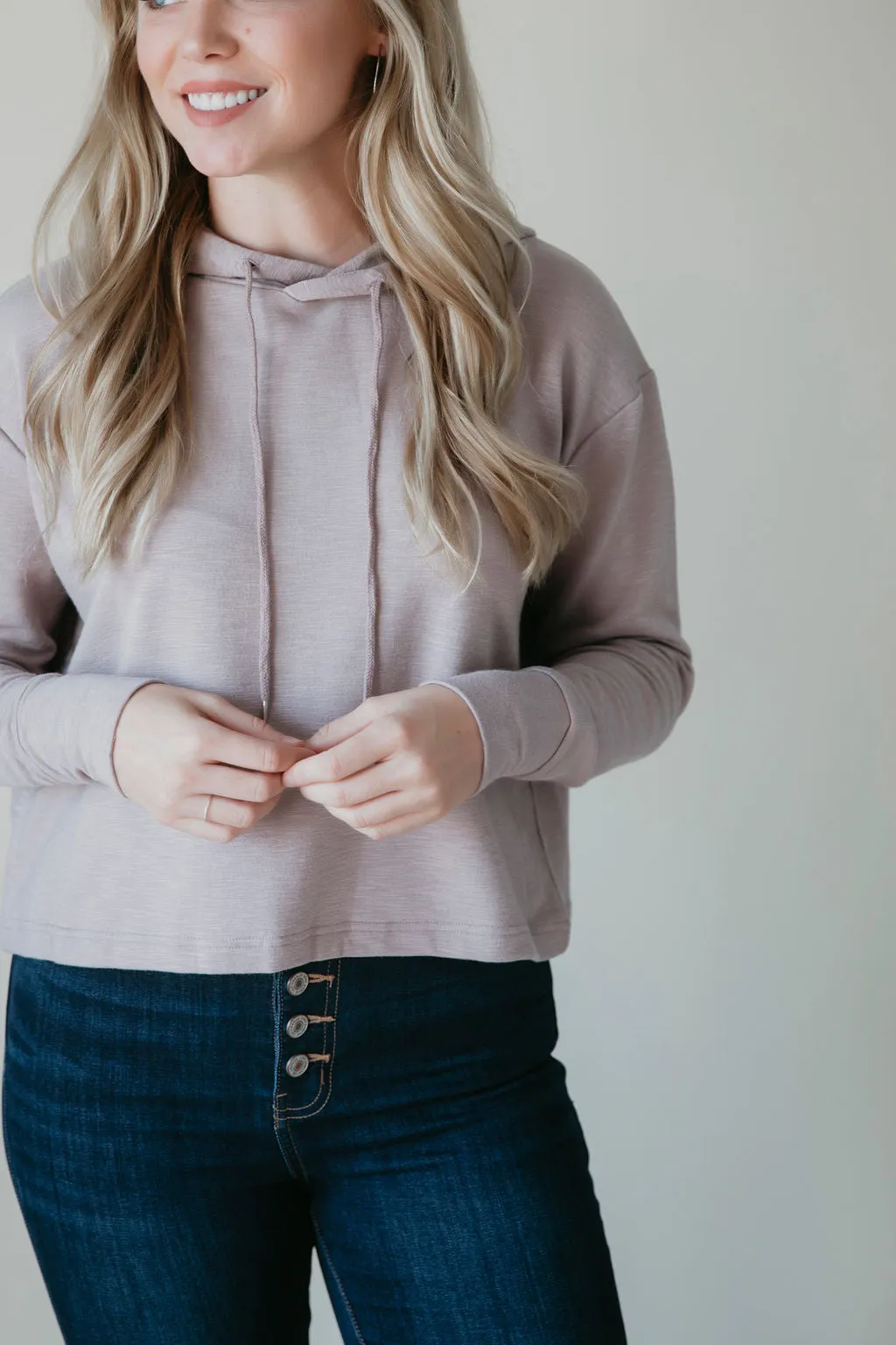 Good In the Hoodie Cropped Sweatshirt FINAL SALE