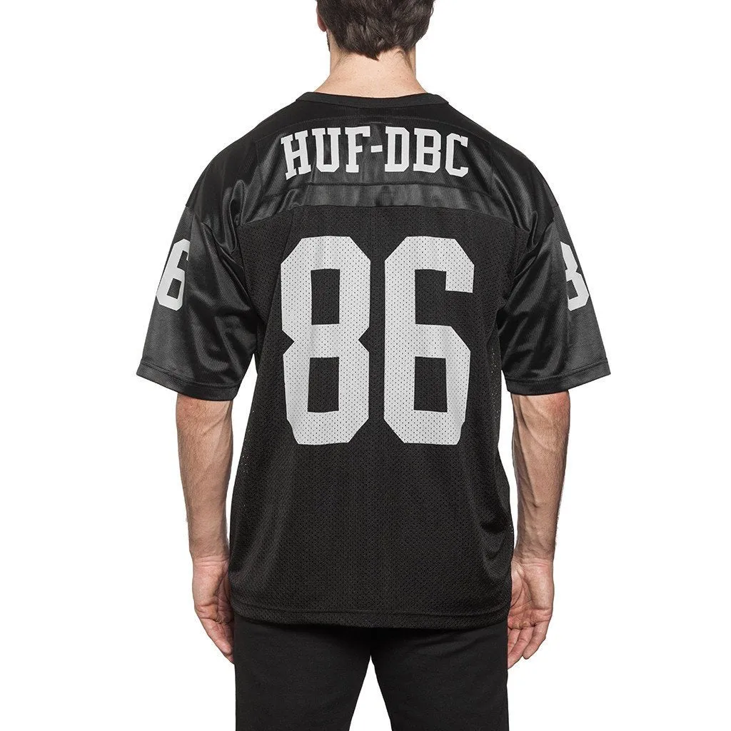 HUF TAILGATE FOOTBALL JERSEY // BLACK