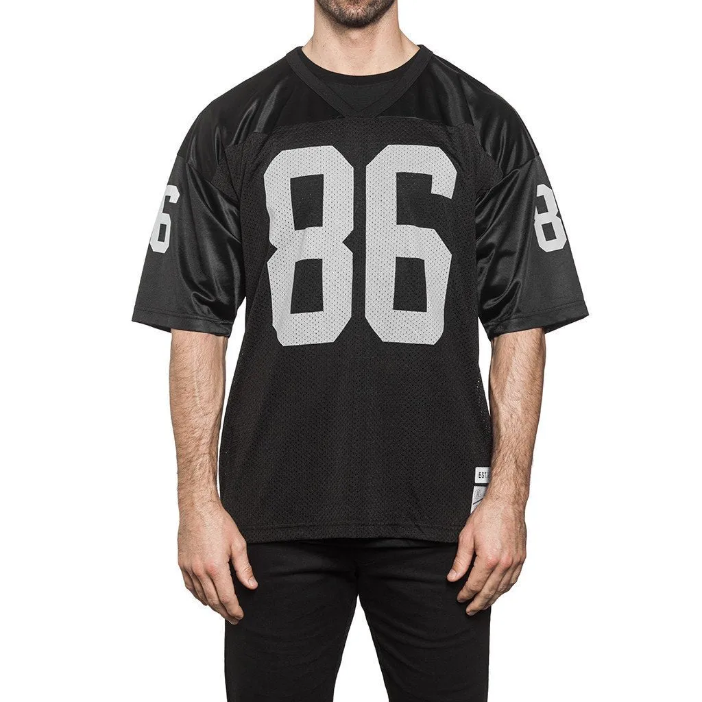 HUF TAILGATE FOOTBALL JERSEY // BLACK