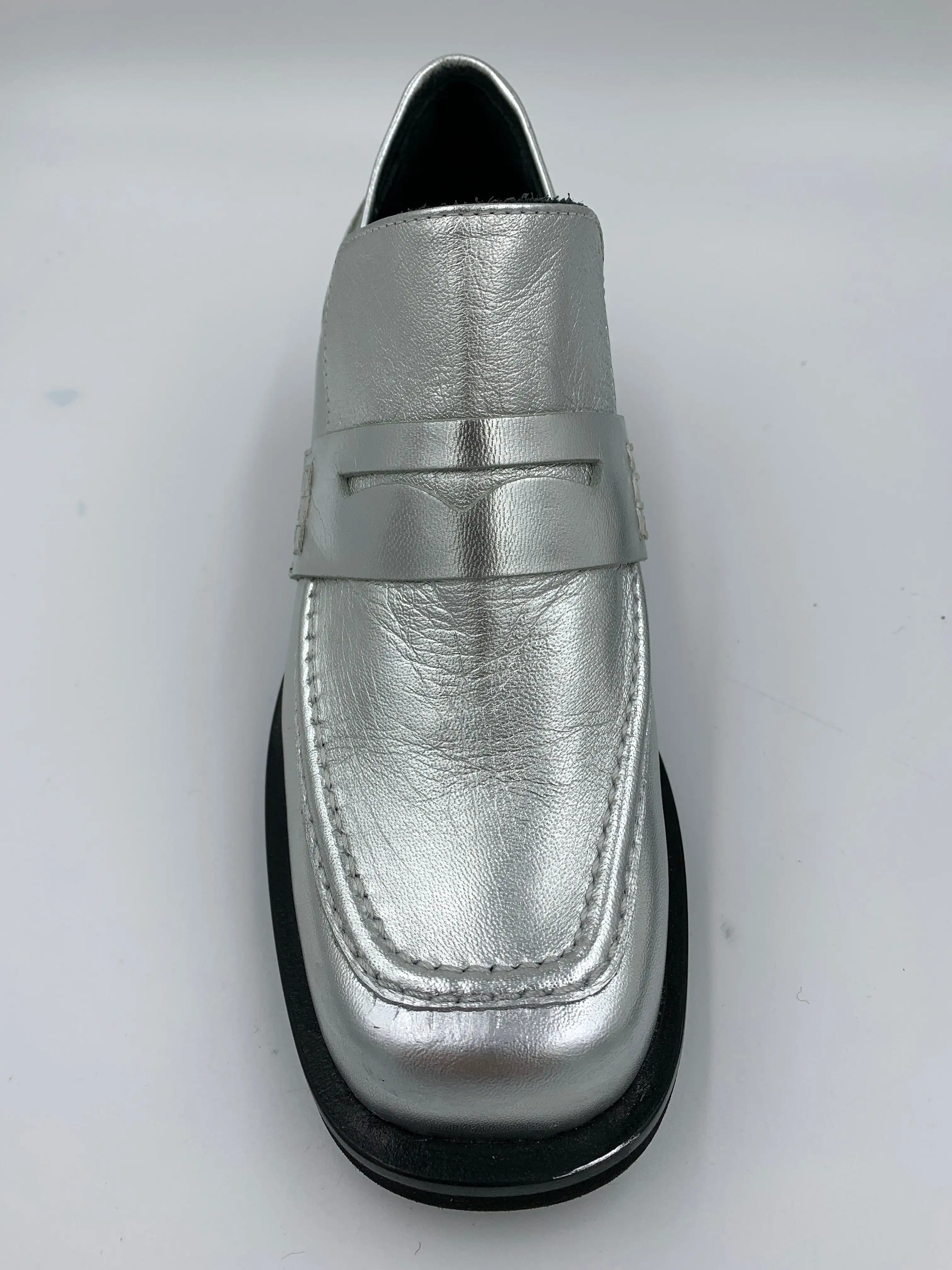 Imperfect Marlia Silver Loafer